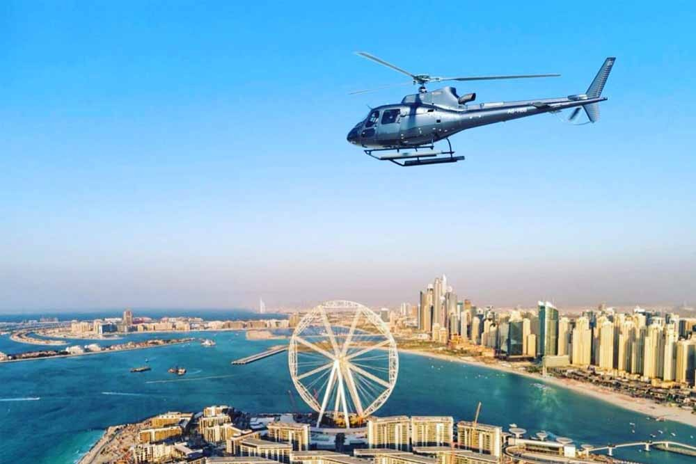 DUBAI HELICOPTER SERVICES Heli Dubai-Palm Tour